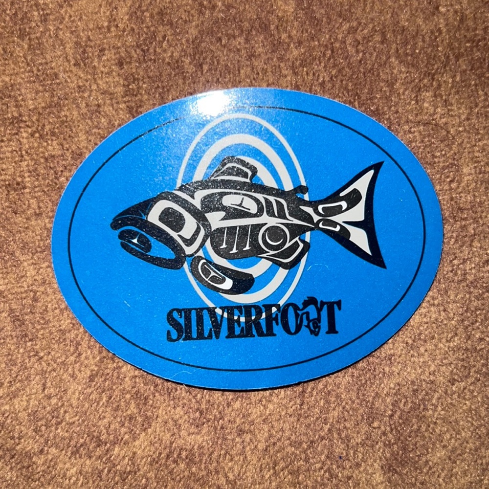 Silverfoot Blue Sticker Decal
